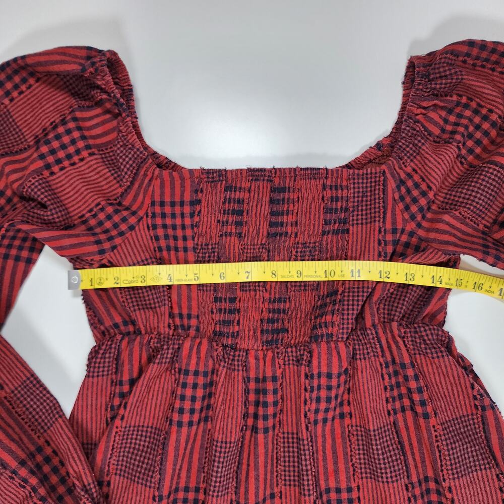 &MERCI‎ Cottagecore Boho Prairie Babydoll Peasant Dress Small - Picture 5 of 11
